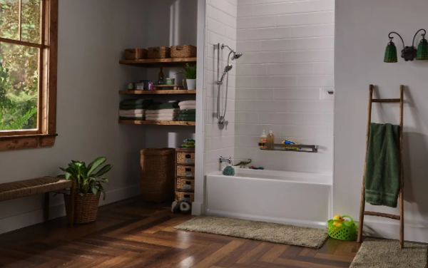 Tub to Walk-In Shower Conversion in Plymouth, MI