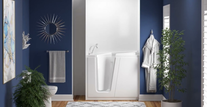 Tub to Walk in Shower Conversion in Garden City