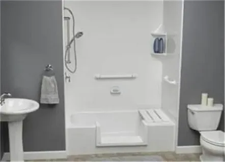 Tub to Walk-In Shower Conversion