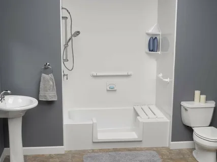 Tub to Walk-In Shower Conversion in Wixom MI